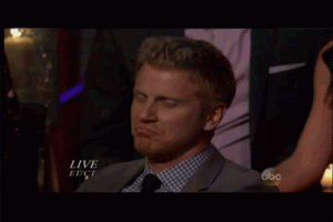 Sean-Lowe-shaking-his-head-at-Juan-Pablo-Galavis-on-the-Bachelor-GIF